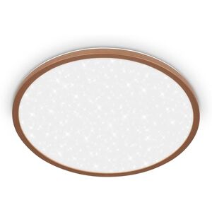 Briloner LED Panel with Indirect Light, Starry Sky, Neutral White Light, LED Panels 37.5 X 4.5 cm, Coffee Briloner LED Panel with Indirect Light, Starry Sky, Neutral White Light, LED Panels 37.5 X 4.5 cm, Coffee