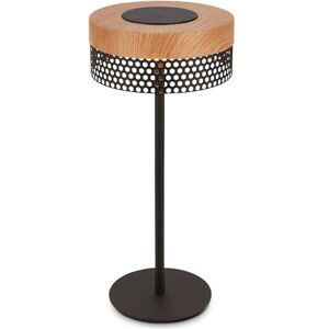 Briloner Rechargeable LED Table Lamp IP44 with Touch, Dimmable, Replaceable Battery, LED Light, Battery Table Lamp, Bedside Lamp, Cordless, Outdoor, 16X35 cm, Black-Wood Briloner Rechargeable LED Table Lamp IP44 with Touch, Dimmable, Replaceable Battery, LED Light, Battery Table Lamp, Bedside Lamp, Cordless, Outdoor, 16X35 cm, Black-Wood