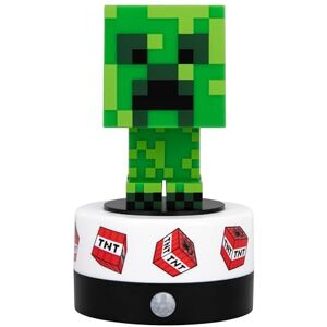 Paladone Minecraft Creeper Motion Sensor Room Guard and Night Light, Officially Licensed LED Lamp and Security Alarm for Kids Bedrooms, Teenagers, Home, Gift for Gamers Paladone Minecraft Creeper Motion Sensor Room Guard and Night Light, Officially Licensed LED Lamp and Security Alarm for Kids Bedrooms, Teenagers, Home, Gift for Gamers