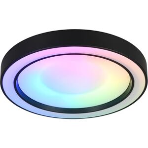 RL LIVE YOUR LIGHT Reality Leuchten ARCO R65091432 LED Ceiling Light, Plastic, Matt Black, 22 Watt LED, Colour Changing, Remote Control RL LIVE YOUR LIGHT Reality Leuchten ARCO R65091432 LED Ceiling Light, Plastic, Matt Black, 22 Watt LED, Colour Changing, Remote Control