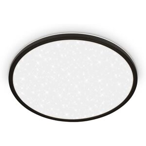Briloner LED Panel with indirect Light, Starry Sky, Neutral White, Ceiling Light, LED Panels, Living Room, Lounge, Hallway, 37.5 x 4.5 cm, Black Briloner LED Panel with indirect Light, Starry Sky, Neutral White, Ceiling Light, LED Panels, Living Room, Lounge, Hallway, 37.5 x 4.5 cm, Black