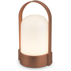 Briloner Wireless LED Table Lamp IP44 with Touch, Step-dimmable, Replaceable Battery, Bedside, Reading, Camping, Table Light, Battery, 9x8x15.5 cm, Metallic Brown Briloner Wireless LED Table Lamp IP44 with Touch, Step-dimmable, Replaceable Battery, Bedside, Reading, Camping, Table Light, Battery, 9x8x15.5 cm, Metallic Brown