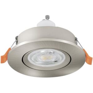 Eglo LED Recessed Spotlight Barranco, Ceiling Spot for Living Room, Adjustable Ceiling Light in Silver Plastic, Neutral White, Including GU10 Bulb Eglo LED Recessed Spotlight Barranco, Ceiling Spot for Living Room, Adjustable Ceiling Light in Silver Plastic, Neutral White, Including GU10 Bulb