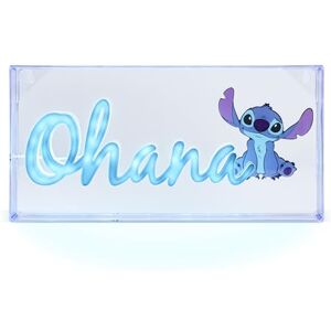 Paladone Stitch Ohana Light Officially Licensed Lilo Lamp, Disney Collectible Gift, LED Bedside Table Bedroom Night Light Decor , Blue Paladone Stitch Ohana Light Officially Licensed Lilo Lamp, Disney Collectible Gift, LED Bedside Table Bedroom Night Light Decor , Blue