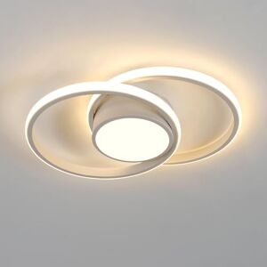 Comely LED Ceiling Lights, Modern LED Ceiling Lights 42W 3084LM, Warm White 3000K, Round Ceiling Lighting for Bedroom Hallway Balcony Corridor (White) (Dia 40cm) Comely LED Ceiling Lights, Modern LED Ceiling Lights 42W 3084LM, Warm White 3000K, Round Ceiling Lighting for Bedroom Hallway Balcony Corridor (White) (Dia 40cm)