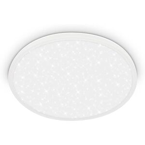 Briloner LED Panel with indirect Light, Starry Sky, Neutral White, Ceiling Light, LED Panels, Living Room, Lounge, Hallway, 37.5 x 4.5 cm, White Briloner LED Panel with indirect Light, Starry Sky, Neutral White, Ceiling Light, LED Panels, Living Room, Lounge, Hallway, 37.5 x 4.5 cm, White