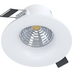 Eglo recessed Spotlight Saliceto, dimmable Ceiling spot, Round Aluminium Light in White, Neutral Ø 8.8 cm Eglo recessed Spotlight Saliceto, dimmable Ceiling spot, Round Aluminium Light in White, Neutral Ø 8.8 cm