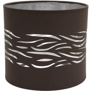 VoltShine Desktop lampshade 1xE14 Brown and Silver, Dimensions 17x17x15cm; Ideal for Lighting and Decorating Interior Spaces. VoltShine Desktop lampshade 1xE14 Brown and Silver, Dimensions 17x17x15cm; Ideal for Lighting and Decorating Interior Spaces.