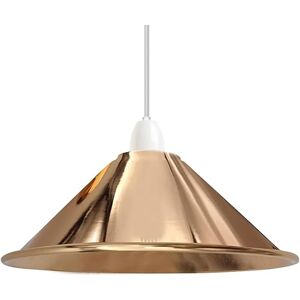 LEDSone French Gold Industrial Metal Lamp Shade 22cm Wide, 10cm Height,Vintage Cone Pendant Light Cover, Modern Retro Ceiling Lighting for Kitchen, Dining Room Easy Fit Light Shade LEDSone French Gold Industrial Metal Lamp Shade 22cm Wide, 10cm Height,Vintage Cone Pendant Light Cover, Modern Retro Ceiling Lighting for Kitchen, Dining Room Easy Fit Light Shade