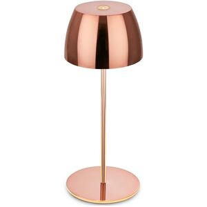 Briloner Mini LED Table lamp Wireless IP44 with Touch, infinitely dimmable, Rechargeable Battery & Light Source Interchangeable, Bedside, Living Room, LED lamp, 8x20cm (DxH), Rose Gold Glossy Briloner Mini LED Table lamp Wireless IP44 with Touch, infinitely dimmable, Rechargeable Battery & Light Source Interchangeable, Bedside, Living Room, LED lamp, 8x20cm (DxH), Rose Gold Glossy