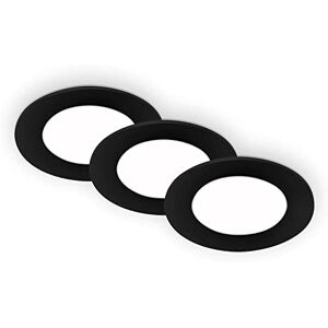 BRILONER - 3x LED recessed light Ø8.6 cm - Black - 3 W - LED recessed light BRILONER - 3x LED recessed light Ø8.6 cm - Black - 3 W - LED recessed light