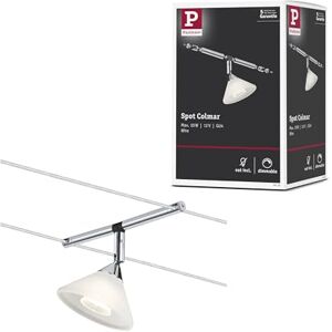 Paulmann 94138 Cable Lighting System – Colmar Spot Light Extension Max 10 Watt Chrome/Satin Wire Cable Lighting System Without Bulbs,8.5 x 16 x 11 cm Paulmann 94138 Cable Lighting System – Colmar Spot Light Extension Max 10 Watt Chrome/Satin Wire Cable Lighting System Without Bulbs,8.5 x 16 x 11 cm