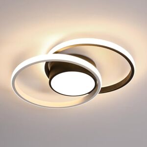 Comely LED Ceiling Lights, Modern LED Ceiling Lights 42W 3084LM, Nature Light 4500K, Round Ceiling Lighting for Bedroom Hallway Balcony Corridor (Black) (Dia 40cm) Comely LED Ceiling Lights, Modern LED Ceiling Lights 42W 3084LM, Nature Light 4500K, Round Ceiling Lighting for Bedroom Hallway Balcony Corridor (Black) (Dia 40cm)