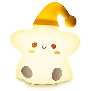 Groov-e Cuties Ezra Star Colour Changing LED Night Light with 30/60 Minute Timer 7 Colours Tap to Use Rechargeable 12-Hour Battery or USB Powered for Babies, Toddlers & Children Groov-e Cuties Ezra Star Colour Changing LED Night Light with 30/60 Minute Timer 7 Colours Tap to Use Rechargeable 12-Hour Battery or USB Powered for Babies, Toddlers & Children