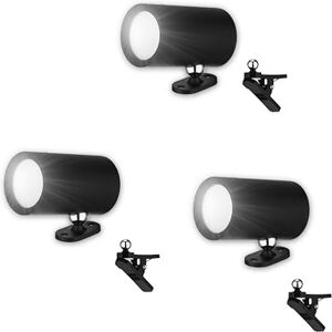 REV LED Wall Light Indoor Economy Set 3 x Wall Lights with Battery, 120 lm, Dimmable, 360° Rotatable, Wireless Reading Lamp Ideal for Hallway, Bedroom and Living Room, Black REV LED Wall Light Indoor Economy Set 3 x Wall Lights with Battery, 120 lm, Dimmable, 360° Rotatable, Wireless Reading Lamp Ideal for Hallway, Bedroom and Living Room, Black