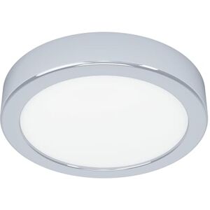 Eglo LED Ceiling Light Fitting Fueva 6, Round Ceiling lamp, Bathroom Lighting, Flush luminaire Made of Chrome Coloured Steel and White Plastic, Warm White-Cold White, IP44, Ø 16.5 cm Eglo LED Ceiling Light Fitting Fueva 6, Round Ceiling lamp, Bathroom Lighting, Flush luminaire Made of Chrome Coloured Steel and White Plastic, Warm White-Cold White, IP44, Ø 16.5 cm