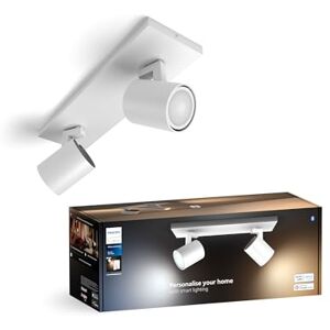 Philips White Ambiance Runner Tunable Smart LED 2-Spot Ceiling Light White Philips White Ambiance Runner Tunable Smart LED 2-Spot Ceiling Light White