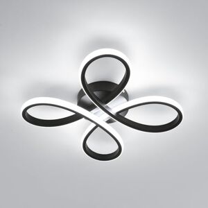 Comely Modern LED Ceiling Light, 30W 3375LM Ceiling Lamp Fixture Cold White Light 6500K Lighting for Bedroom, Living Room, Dining Room, Kitchen, 30cm, Black Comely Modern LED Ceiling Light, 30W 3375LM Ceiling Lamp Fixture Cold White Light 6500K Lighting for Bedroom, Living Room, Dining Room, Kitchen, 30cm, Black