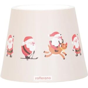 Zafferano , Poldina Cover Christmas Special Edition, Metal Lampshade for Table Lamp, Compatible with Poldina Lamps, Designed in Italy, Ø11.4 x 8.9 cm, Colour Beige Santa Claus Decoration Zafferano , Poldina Cover Christmas Special Edition, Metal Lampshade for Table Lamp, Compatible with Poldina Lamps, Designed in Italy, Ø11.4 x 8.9 cm, Colour Beige Santa Claus Decoration
