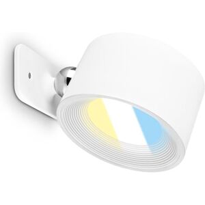 Briloner Wall Light, Cordless Stick On Bedside Lamp, Rechargeable, Portable Night Light, 360° Adjustable Spotlight, Dimmable, CCT,Picture Lights, Wall Lamp, Reading, Stair Lights 87x75x48mm, White Briloner Wall Light, Cordless Stick On Bedside Lamp, Rechargeable, Portable Night Light, 360° Adjustable Spotlight, Dimmable, CCT,Picture Lights, Wall Lamp, Reading, Stair Lights 87x75x48mm, White