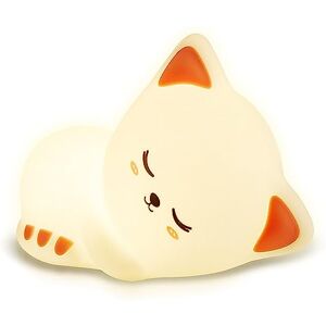 Groov-e Cuties Sophie Kitten Colour Changing LED Night Light with 30/60 Minute Timer 7 Colours Tap to Use Rechargeable 12-Hour Battery or USB Powered for Babies, Toddlers & Children Groov-e Cuties Sophie Kitten Colour Changing LED Night Light with 30/60 Minute Timer 7 Colours Tap to Use Rechargeable 12-Hour Battery or USB Powered for Babies, Toddlers & Children
