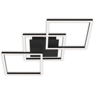 Briloner Leuchten LED Ceiling Light rotatable, Ceiling lamp dimmable, 36 watts, 2,600 lumens, 3,000 Kelvin, Black, 763 x 368 x 73 mm (L x W x H) Briloner Leuchten LED Ceiling Light rotatable, Ceiling lamp dimmable, 36 watts, 2,600 lumens, 3,000 Kelvin, Black, 763 x 368 x 73 mm (L x W x H)