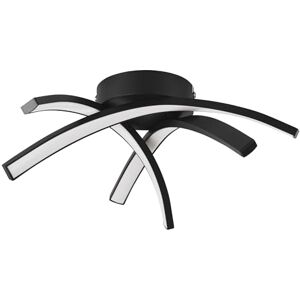 Eglo LED Ceiling Light Fixture Destro-E, Rod Shaped Living Room lamp, Hallway Lighting, Black Metal, White Plastic, Warm White Eglo LED Ceiling Light Fixture Destro-E, Rod Shaped Living Room lamp, Hallway Lighting, Black Metal, White Plastic, Warm White