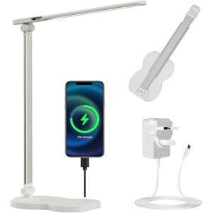 HIYAA Desk Lamp Bedside Lamp Dimmable Table Lamp Eye-Caring LED Lamps with USB Charging Port and 10 Brightness Levels x 5 Colour Modes Touch Control Adjustable for Home Office Study Reading Auto Timer HIYAA Desk Lamp Bedside Lamp Dimmable Table Lamp Eye-Caring LED Lamps with USB Charging Port and 10 Brightness Levels x 5 Colour Modes Touch Control Adjustable for Home Office Study Reading Auto Timer