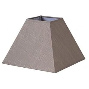 Zarivy Pyramid Tenorio E27 Light Shade in Grey Linen 30cm Diameter and 22cm Height, Gives a Modern and Elegant Touch and Creates a Cosy and Sophisticated Atmosphere Zarivy Pyramid Tenorio E27 Light Shade in Grey Linen 30cm Diameter and 22cm Height, Gives a Modern and Elegant Touch and Creates a Cosy and Sophisticated Atmosphere
