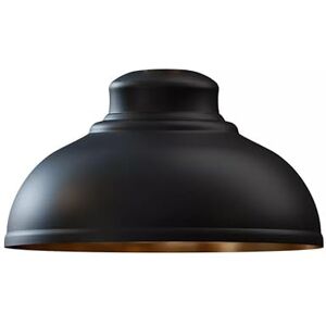 LEDSone Retro Black Inner Gold Metal Ceiling Lampshade 29cm Easy Fit Modern Hanging Pendant Lightshade for Bedroom Dining Room Hallway Office Industrial Kitchen Restaurant Bar LEDSone Retro Black Inner Gold Metal Ceiling Lampshade 29cm Easy Fit Modern Hanging Pendant Lightshade for Bedroom Dining Room Hallway Office Industrial Kitchen Restaurant Bar