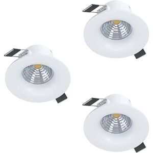 Eglo Set of 3 recessed Spotlight Set Saliceto, dimmable Round Ceiling Spots, Aluminium White, Warm Ø 8.8 cm Eglo Set of 3 recessed Spotlight Set Saliceto, dimmable Round Ceiling Spots, Aluminium White, Warm Ø 8.8 cm