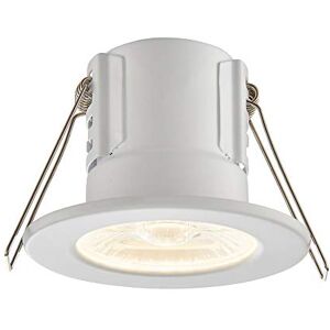 National Lighting SHIELDECO Matt White Finish Steel Fire Rated Warm White LED Anti Glare Low Profile Ceiling Downlight Spotlight IP65 Rated for Bathroom, Shower, Kitchen, Lounge National Lighting SHIELDECO Matt White Finish Steel Fire Rated Warm White LED Anti Glare Low Profile Ceiling Downlight Spotlight IP65 Rated for Bathroom, Shower, Kitchen, Lounge