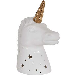Premier Kids Unicorn Night Light, White Ceramic, Gold Coloured Horn Premier Kids Unicorn Night Light, White Ceramic, Gold Coloured Horn