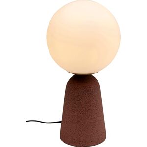 KARE Design Table Lamp Bollie, Red, Glass, Concrete Base, Bedside Lamp, Elegant Lighting, Room Decor, Bedroom, Living Room, Bulb Not Included, 31 x 16 x 16 cm (H/W/D) KARE Design Table Lamp Bollie, Red, Glass, Concrete Base, Bedside Lamp, Elegant Lighting, Room Decor, Bedroom, Living Room, Bulb Not Included, 31 x 16 x 16 cm (H/W/D)