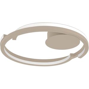 Eglo LED Ceiling Light Fixture Mezzomonte, dimmable Living Room lamp, Flush Mount Lighting for Bedroom and Hallway, Metal in Sand Colour, Warm to Cool White, Ø 48 cm Eglo LED Ceiling Light Fixture Mezzomonte, dimmable Living Room lamp, Flush Mount Lighting for Bedroom and Hallway, Metal in Sand Colour, Warm to Cool White, Ø 48 cm