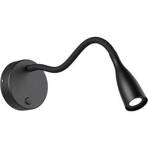 Eglo LED Bedside Wall Light Olivandino, Indoor lamp with Adjustable Spotlight, Reading lamp with swan Neck and Switch, Bedroom and Living Room Lighting, Black Plastic and Metal, Warm White Eglo LED Bedside Wall Light Olivandino, Indoor lamp with Adjustable Spotlight, Reading lamp with swan Neck and Switch, Bedroom and Living Room Lighting, Black Plastic and Metal, Warm White