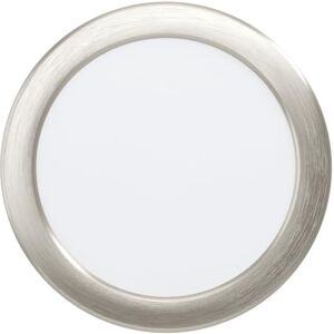 Eglo Recessed LED Ceiling spot Alange, Round Spotlight Fitting, Ceiling lamp Made of Metal and Plastic in Silver and White, Downlight Warm White, Ø 16.6 cm Eglo Recessed LED Ceiling spot Alange, Round Spotlight Fitting, Ceiling lamp Made of Metal and Plastic in Silver and White, Downlight Warm White, Ø 16.6 cm