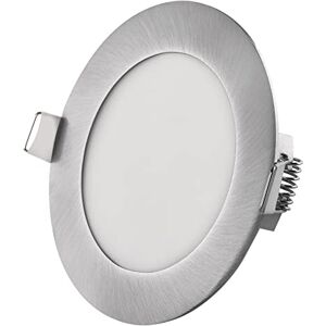 EMOS LED Panel 7 W Round 480 lm Recessed Ceiling Light with Diameter 12 cm Extra Flat Installation Depth 2.1 cm 3 Adjustable Light Colours Warm White Neutral White (3000-4000K) with LED Driver EMOS LED Panel 7 W Round 480 lm Recessed Ceiling Light with Diameter 12 cm Extra Flat Installation Depth 2.1 cm 3 Adjustable Light Colours Warm White Neutral White (3000-4000K) with LED Driver