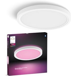 Philips Devote Smart LED Panel Light, White and Color Ambiance, Round 30cm, 16.6W, 2000 Lumens, White Frame for Indoor Home Lighting, Ceiling, Living Room, Kitchen, Hallway, 1 Pack, S Philips Devote Smart LED Panel Light, White and Color Ambiance, Round 30cm, 16.6W, 2000 Lumens, White Frame for Indoor Home Lighting, Ceiling, Living Room, Kitchen, Hallway, 1 Pack, S