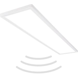 Briloner LED Ceiling Light with Motion Detector, Flat, IP44 Splash Water Protection, LED Panel, Bathroom lamp, Kitchen lamp, Damp Room Light, 98x20x3cm (LxWxH), White Briloner LED Ceiling Light with Motion Detector, Flat, IP44 Splash Water Protection, LED Panel, Bathroom lamp, Kitchen lamp, Damp Room Light, 98x20x3cm (LxWxH), White