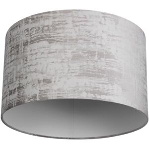 REV Round Vintage Look lampshade Made of high Quality Cotton 42cm Diameter Replacement Shade for Pendant lamp and Floor lamp in Grey E27 Socket REV Round Vintage Look lampshade Made of high Quality Cotton 42cm Diameter Replacement Shade for Pendant lamp and Floor lamp in Grey E27 Socket