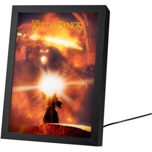 Grupo Erik Mood Light Framed Prints The Lord of The Rings Gifts 7.9 x 11 x 2 inches 20 × 28 × 5 cm, LED Framed Art Prints, LED Desk Lamp The Lord of The Rings Merchandise, LOTR Gifts Grupo Erik Mood Light Framed Prints The Lord of The Rings Gifts 7.9 x 11 x 2 inches 20 × 28 × 5 cm, LED Framed Art Prints, LED Desk Lamp The Lord of The Rings Merchandise, LOTR Gifts