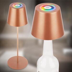 Briloner 3-in-1 RGBW Wireless LED Table lamp IP44 with Touch, dimmable, Replaceable Battery & Light Source, Bedside lamp, Reading lamp, Camping lamp, Table Light, Battery lamp, 36x12 cm, Bronze Briloner 3-in-1 RGBW Wireless LED Table lamp IP44 with Touch, dimmable, Replaceable Battery & Light Source, Bedside lamp, Reading lamp, Camping lamp, Table Light, Battery lamp, 36x12 cm, Bronze