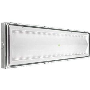 Beghelli BEG8584 Emergency LED Ceiling Light, 18 W, Multicoloured, Glass; Polycarbonate, Steel Beghelli BEG8584 Emergency LED Ceiling Light, 18 W, Multicoloured, Glass; Polycarbonate, Steel