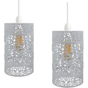 LEDSone 2 Pack White Ceiling Light Shade Metal Pendant Light Shade Ceiling Light Fitting Ceiling lamp Shades Industrial Ceiling Lights lampshade for Kitchen Light Ceiling lamp LEDSone 2 Pack White Ceiling Light Shade Metal Pendant Light Shade Ceiling Light Fitting Ceiling lamp Shades Industrial Ceiling Lights lampshade for Kitchen Light Ceiling lamp