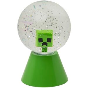 Paladone Minecraft Creeper LED Glitter Ball, Officially Licensed Colour Changing LED Snow Globe for Kids and Teens, Gaming Merchandise, Compact Design, Green Paladone Minecraft Creeper LED Glitter Ball, Officially Licensed Colour Changing LED Snow Globe for Kids and Teens, Gaming Merchandise, Compact Design, Green