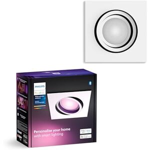 Philips White & Color Ambiance Ambiance Centura Angled downlights 1 Pack, dimmable Ceiling Lights for The Hue System with 16 Million Colours, Intelligent Light Control via Voice and app, White. Philips White & Color Ambiance Ambiance Centura Angled downlights 1 Pack, dimmable Ceiling Lights for The Hue System with 16 Million Colours, Intelligent Light Control via Voice and app, White.