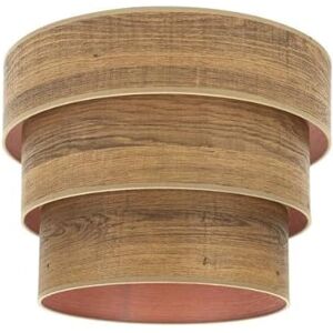 Zarivy Triple Hanging Shade 50x40x28cm in Dark Wood Ideal for Decoration and Setting in Modern Spaces. Zarivy Triple Hanging Shade 50x40x28cm in Dark Wood Ideal for Decoration and Setting in Modern Spaces.