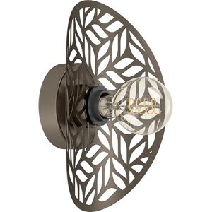Eglo Indoor Wall Light Swaby, lamp with Decorative lampshade, Bedroom and Living Room Lighting, Bronze Steel, E27 Socket Eglo Indoor Wall Light Swaby, lamp with Decorative lampshade, Bedroom and Living Room Lighting, Bronze Steel, E27 Socket