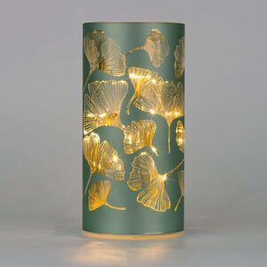 SHATCHI 22cm Christmas Decorated Vase Table Lamp Etched Glass Tube Xmas Silver Cylinder LED Fairy Lights Battery Operated Table Decoration, Foilage SHATCHI 22cm Christmas Decorated Vase Table Lamp Etched Glass Tube Xmas Silver Cylinder LED Fairy Lights Battery Operated Table Decoration, Foilage